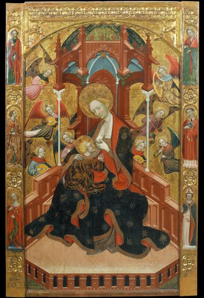 Virgin Suckling the Child by Ramon de Mur
